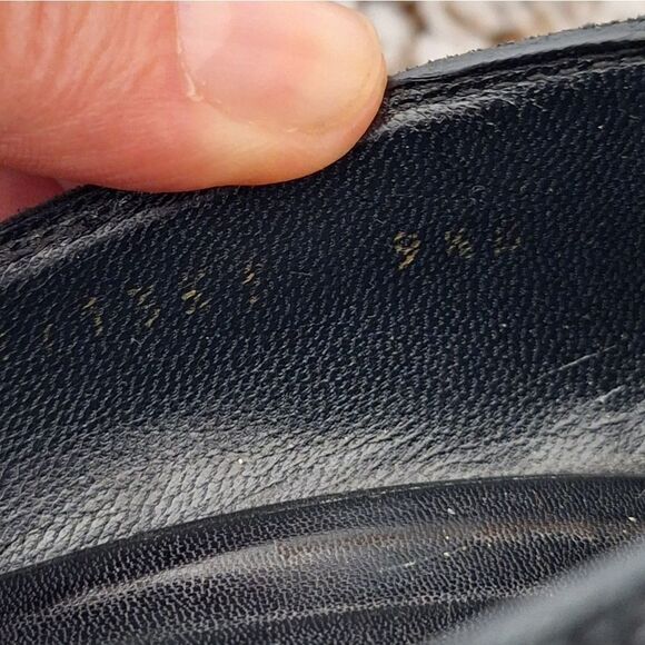 Gucci black suede heel flats size 9.5 - Picture 7 of 14